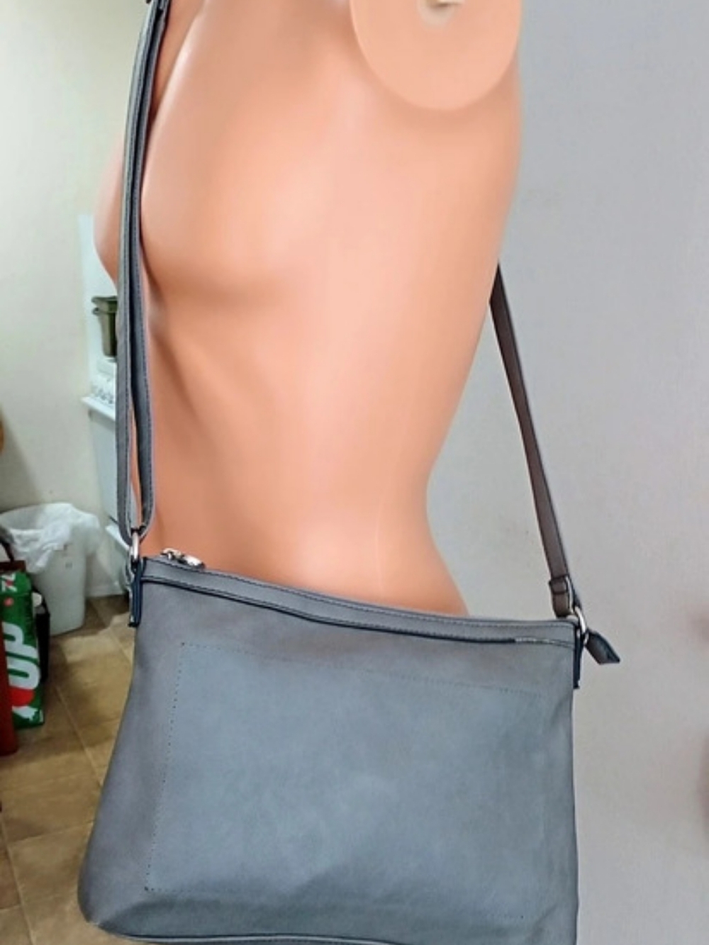 Relic Gray Crossbody Bag